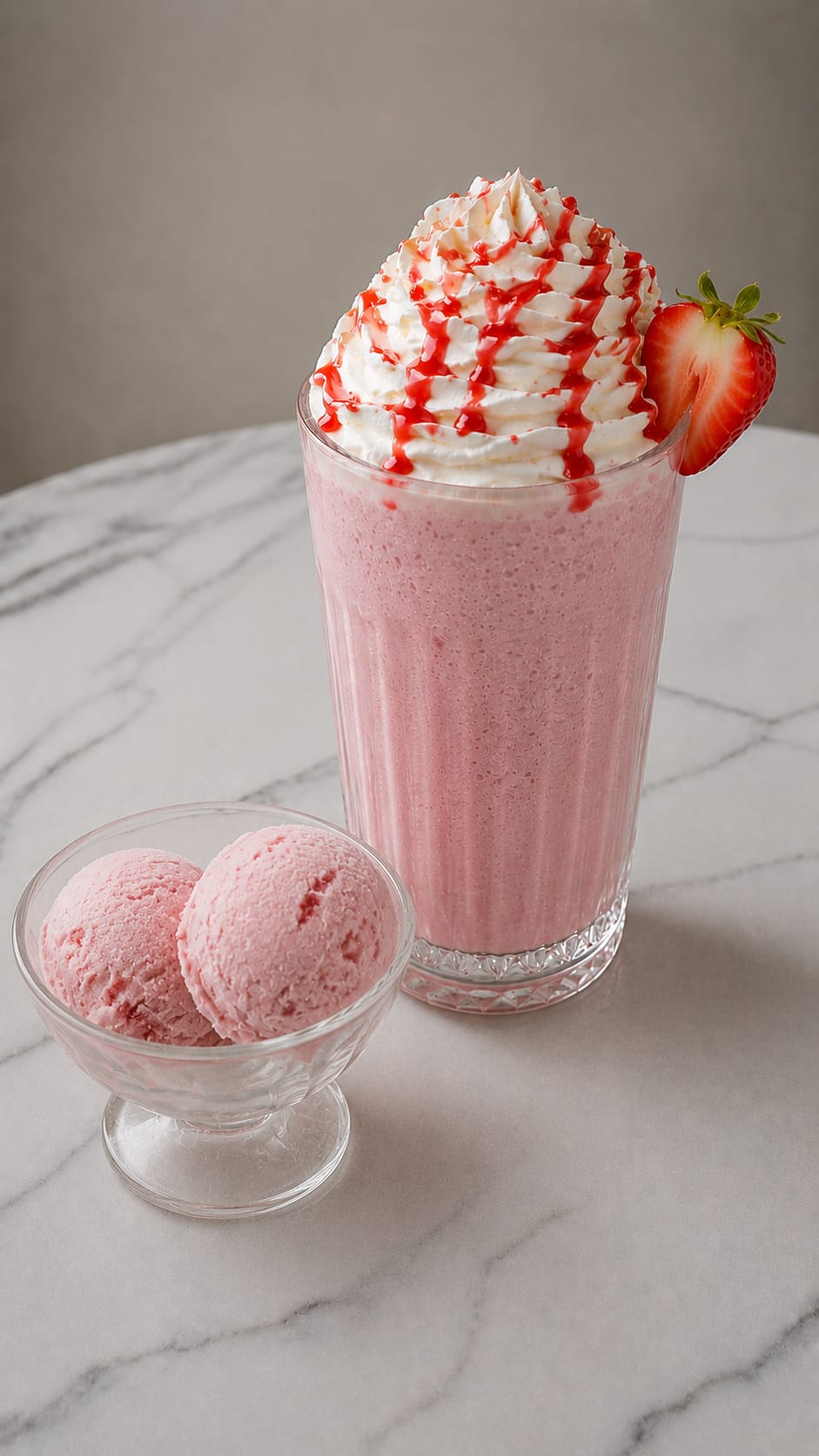 Çilekli Milkshake